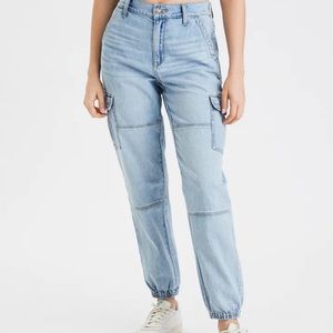 American Eagle- jogger cargo jeans- size 0